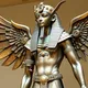 Mô hình 3D Winged Pharaoh: Tượng Pharaoh có cánh cực kỳ sắc nét