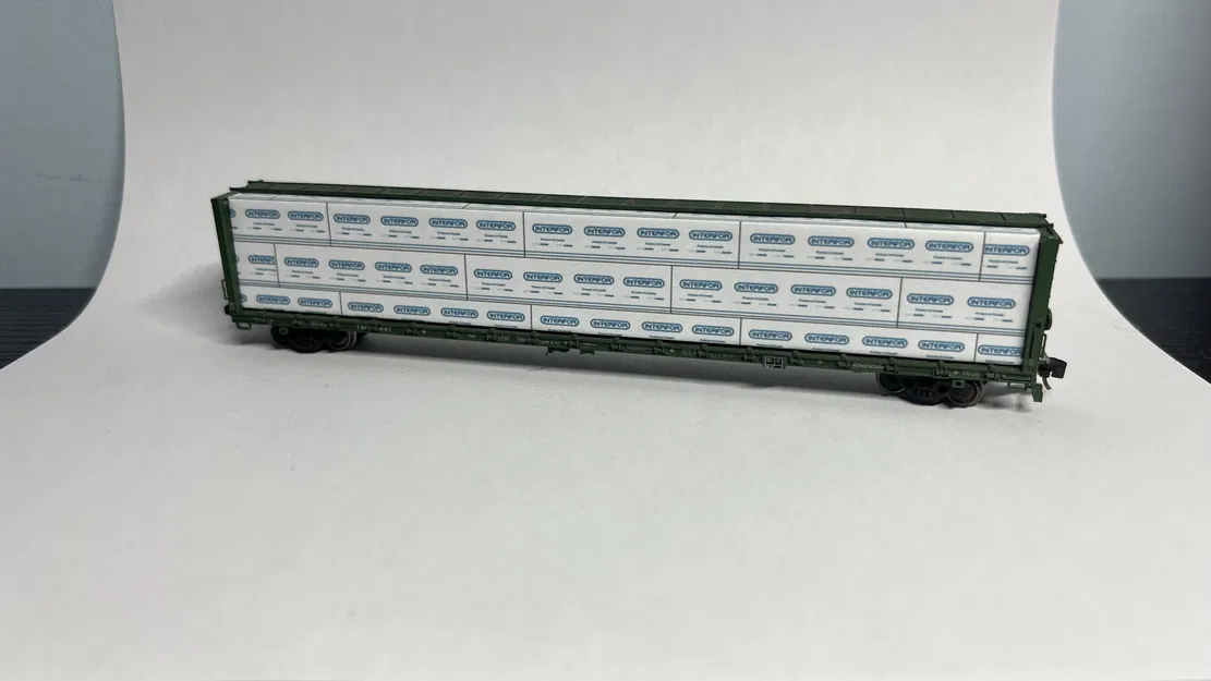 Kiện hàng gỗ 73ft tỉ lệ N cho toa Rapido Centerbeam - Image 1