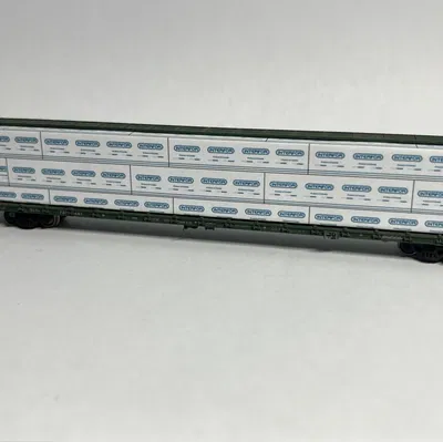 Kiện hàng gỗ 73ft tỉ lệ N cho toa Rapido Centerbeam