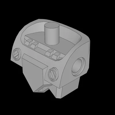 Mô hình thân nhân vật Minifig có giáp tương thích Lego (24128.dat)