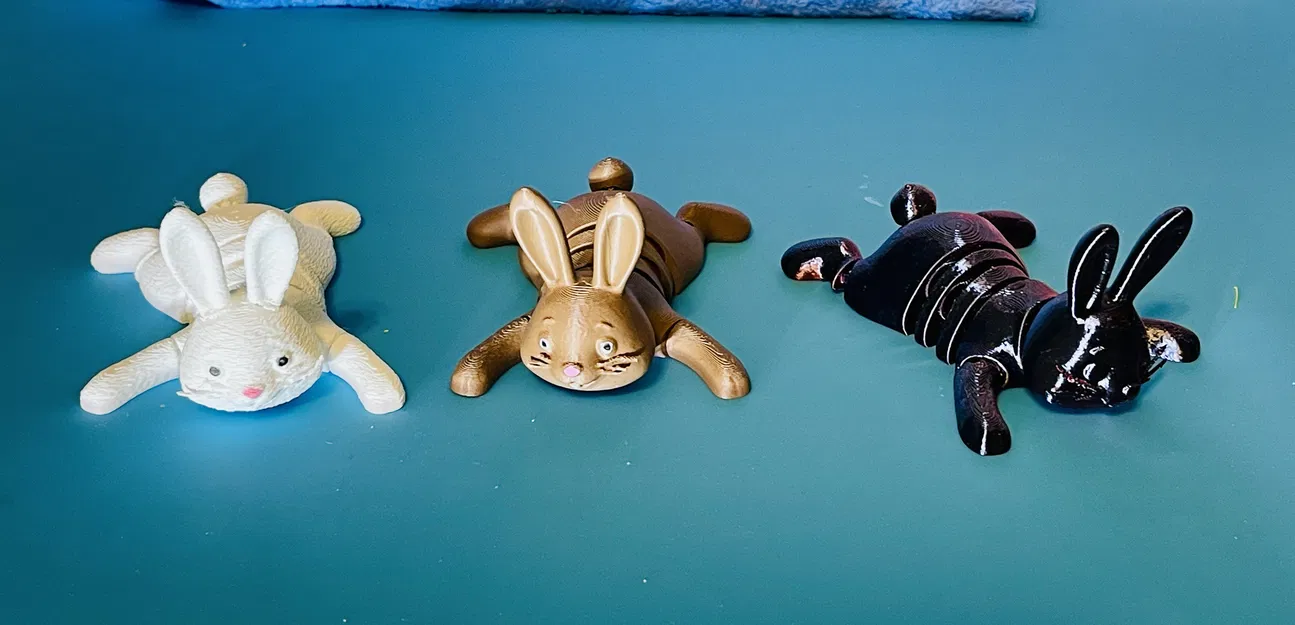 Mô hình thỏ khớp nối Articulated Pepe' The Floppy Bunny - Image 3