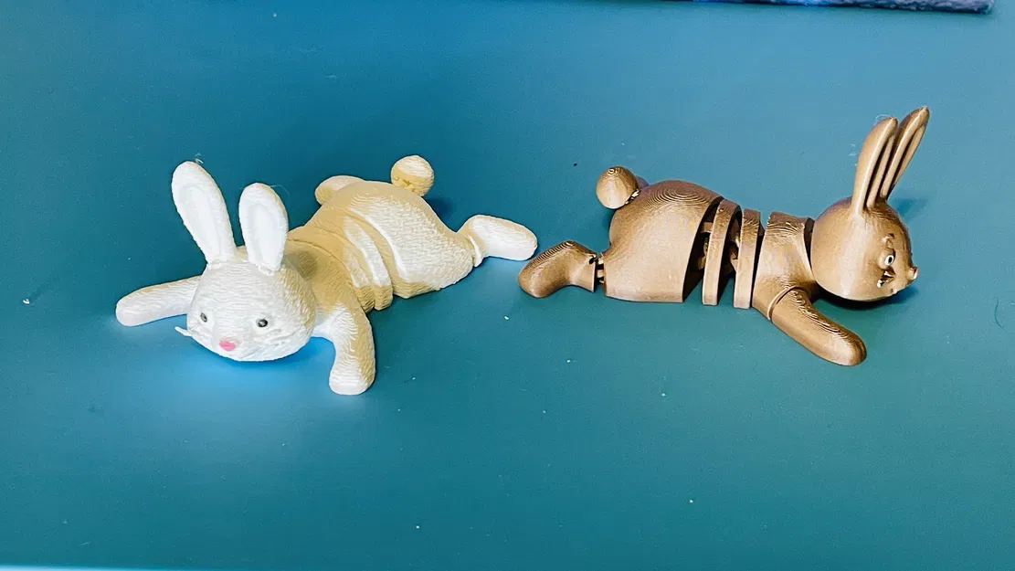 Mô hình thỏ khớp nối Articulated Pepe' The Floppy Bunny - Image 4