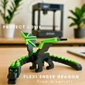 Mô hình Flexi Ender Dragon in tại chỗ | Minecraft Dragon | Không cần hỗ trợ - Thumbnail 4
