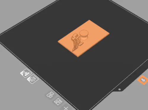 Nắp che màn hình máy in 3D Ender 3 họa tiết Flexi Rex độc đáo - Image 1