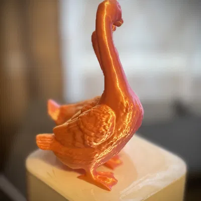 Mô hình 3D cặp ngỗng trang trí (2 Geese) tinh tế và sống động