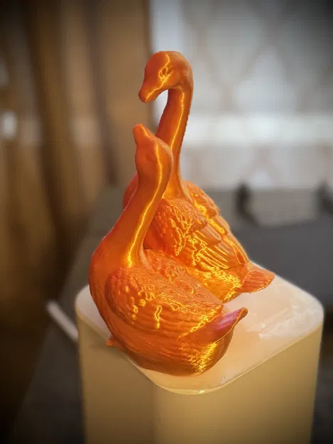 Mô hình 3D cặp ngỗng trang trí (2 Geese) tinh tế và sống động - Image 5