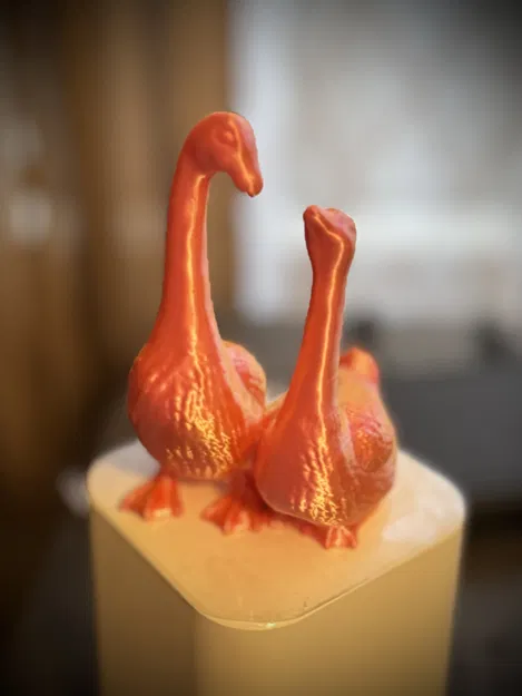 Mô hình 3D cặp ngỗng trang trí (2 Geese) tinh tế và sống động - Image 6