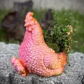 Chậu cây cảnh hình gà mái độc đáo - Mô hình in 3D trang trí - Thumbnail 1