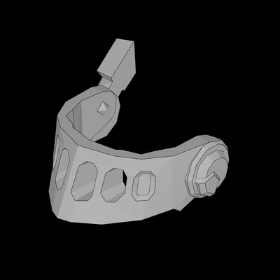 Phụ kiện mũ bảo hiểm kèm ăng-ten in 3D tương thích cho LEGO Minifig