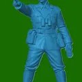Mô hình 3D Trung sĩ quân đội Anh thời Thế chiến thứ nhất (WW1) - Thumbnail 1