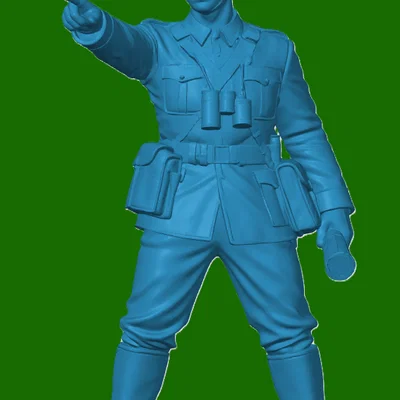 Mô hình 3D Trung sĩ quân đội Anh thời Thế chiến thứ nhất (WW1)