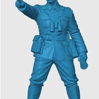 Mô hình 3D Trung sĩ quân đội Anh thời Thế chiến thứ nhất (WW1)