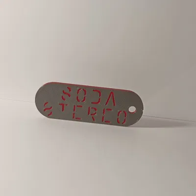 Móc khóa Soda Stereo - Ecos 2026