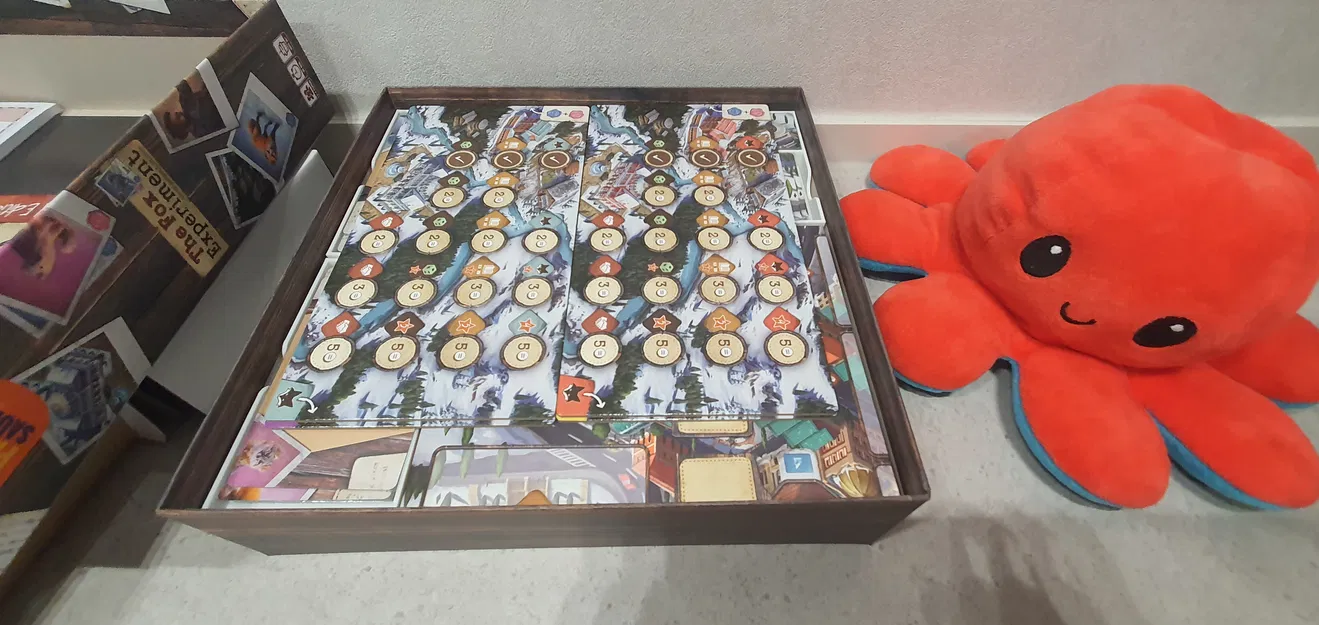 Bộ khay đựng (Organizer) cho board game The Fox Experiment Wooden Edition (4 người chơi) - Image 5