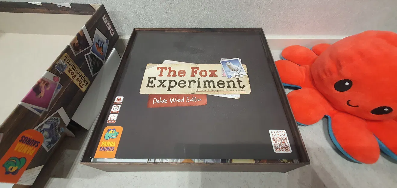 Bộ khay đựng (Organizer) cho board game The Fox Experiment Wooden Edition (4 người chơi) - Image 6