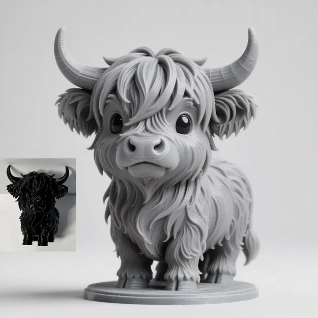 Chú Bò Highland Siêu Dễ Thương - Image 1