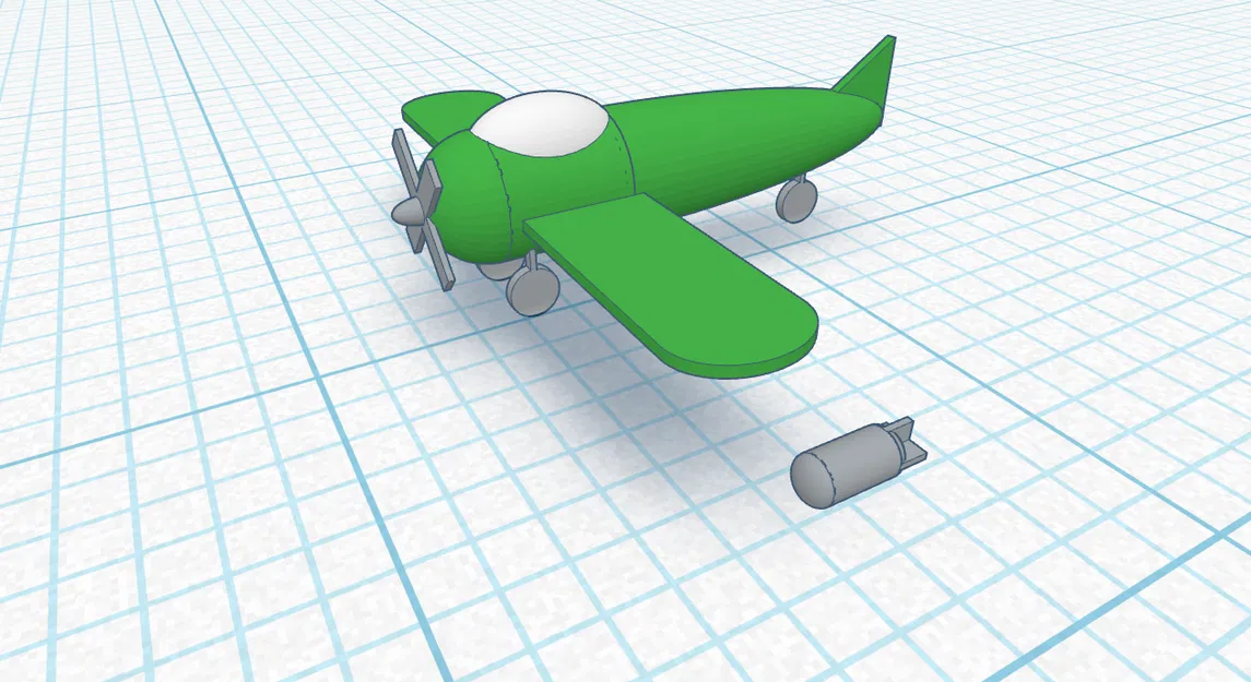 Mô hình máy bay chiến đấu AP1 (AP1 plane) in 3D dễ dàng - Image 1