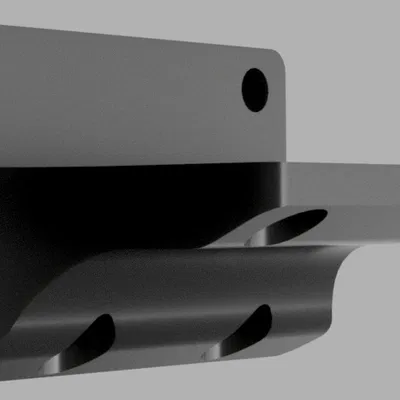 T-Holder cho bản nâng cấp ray trượt Linear Guiderail của Core One