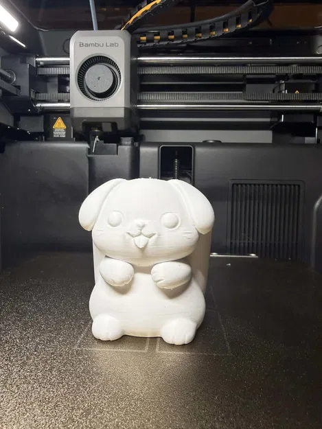 Ống Đựng Bút Chú Cún Đáng Yêu - Đồ Trang Trí Bàn Làm Việc Tối Giản - Image 2