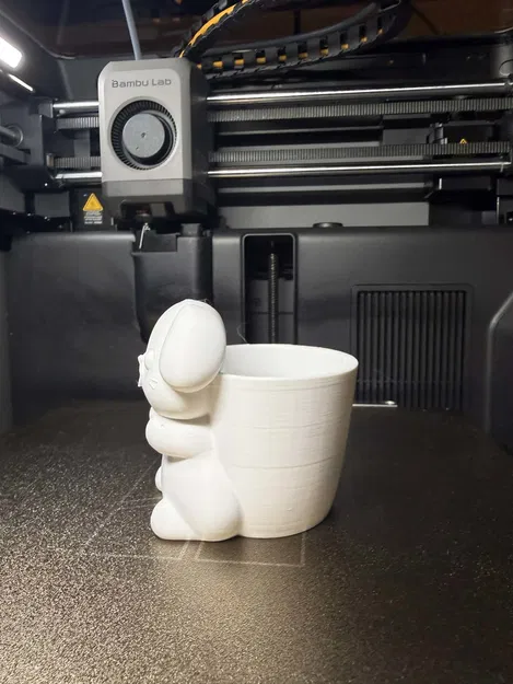 Ống Đựng Bút Chú Cún Đáng Yêu - Đồ Trang Trí Bàn Làm Việc Tối Giản - Image 3