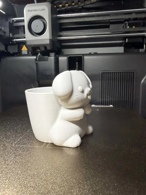 Ống Đựng Bút Chú Cún Đáng Yêu - Đồ Trang Trí Bàn Làm Việc Tối Giản - Image 5