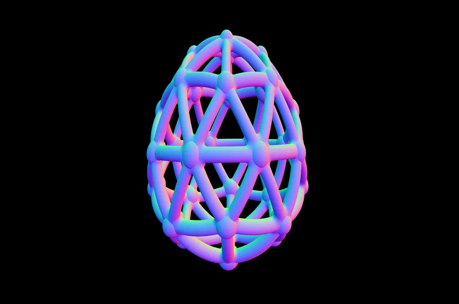 Bộ sưu tập mô hình trứng Geodesic trang trí in 3D độc đáo - Image 6