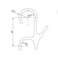 Móc treo khăn 3D tiện ích cho máy sưởi dạng thang (Radiator Hook) - Thumbnail 2