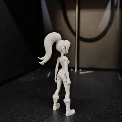 Stylized Toon Girl - Mô hình nhân vật chibi hoạt hình dễ thương