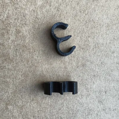 Kẹp ống đôi Dual Hose Clip - Phụ kiện quản lý dây cáp gọn gàng