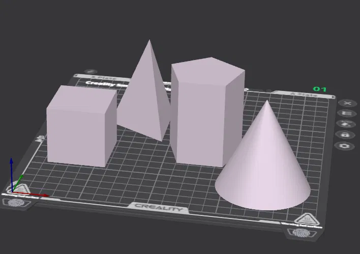 Bộ mô hình các hình khối hình học cơ bản (Geometric Shapes) cho giáo dục - Image 1