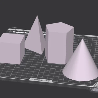 Bộ mô hình các hình khối hình học cơ bản (Geometric Shapes) cho giáo dục