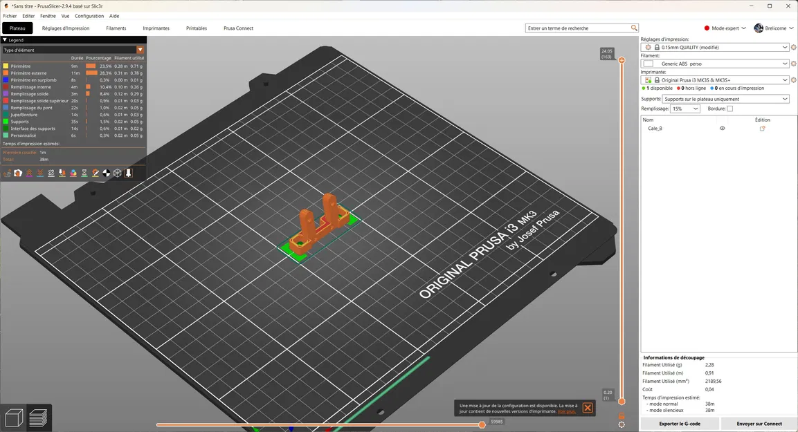 Miếng đệm gia cố khung gầm (Wedge B) cho xe RC Associated B84 - Image 5