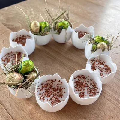 Vòng hoa trứng Phục sinh (Easter Eggshell Wreath)