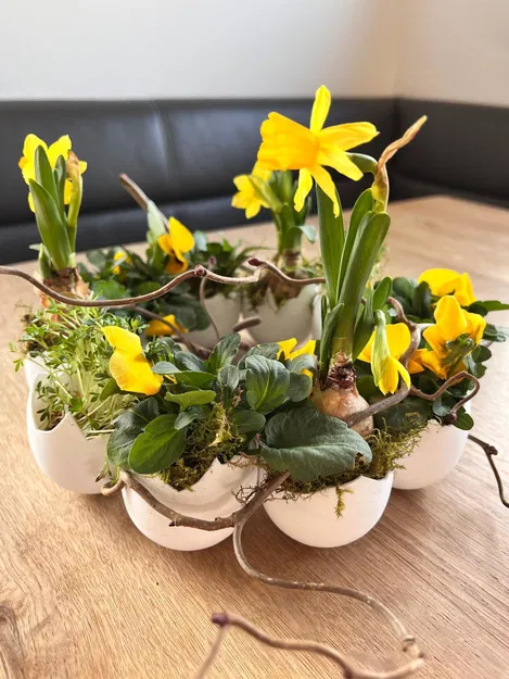 Vòng hoa trứng Phục sinh (Easter Eggshell Wreath) - Image 3