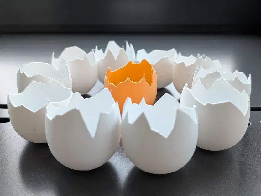 Vòng hoa trứng Phục sinh (Easter Eggshell Wreath) - Image 5