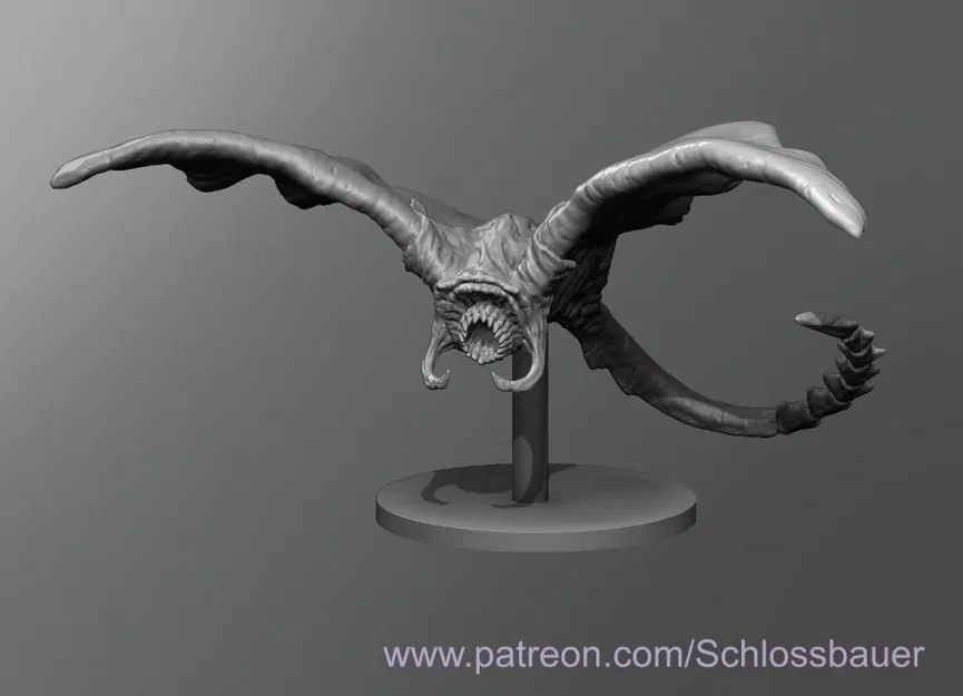 Mô hình Cloaker in 3D: Quái vật độc đáo cho game D&D và Pathfinder - Image 1