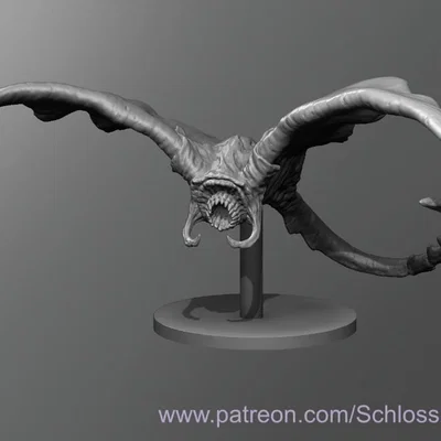 Mô hình Cloaker in 3D: Quái vật độc đáo cho game D&D và Pathfinder