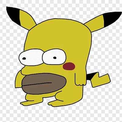Mô hình móc khóa Homerchu hài hước (Homer Simpson + Pikachu)