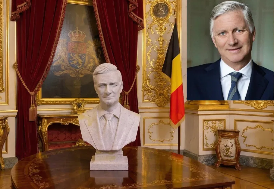 Tượng bán thân Philippe I nước Bỉ (Philippe Léopold Louis Marie) - Image 1