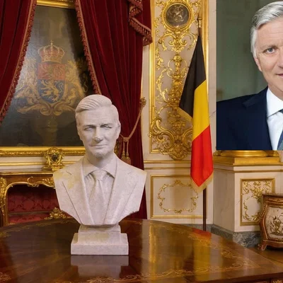 Tượng bán thân Philippe I nước Bỉ (Philippe Léopold Louis Marie)
