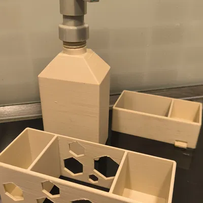 Bình Đựng Xà Phòng Dạng Lỏng Tích Hợp Khay Để Miếng Rửa Chén