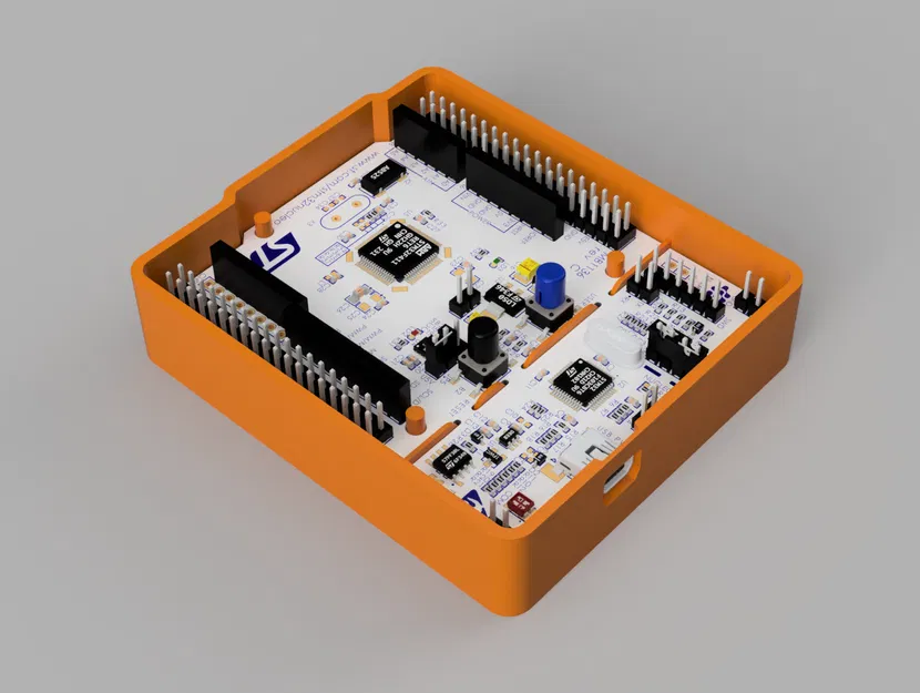Vỏ hộp Nucleo F446RE với nắp khớp ấn – v1 - Image 2