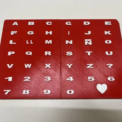 Bảng Giao Tiếp (Comunicador) Hỗ Trợ Người Khiếm Thị