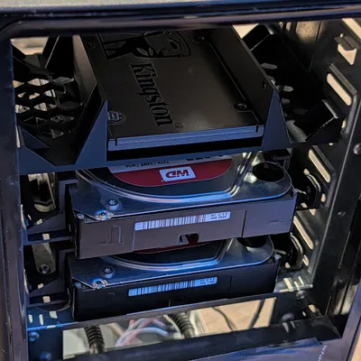 Khay gắn 2 SSD 2.5 inch vào khe 5.25 inch cho case máy tính