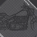 Mô hình treo tường Harley-Davidson Fat Boy - File 3D in ấn chi tiết - Thumbnail 3