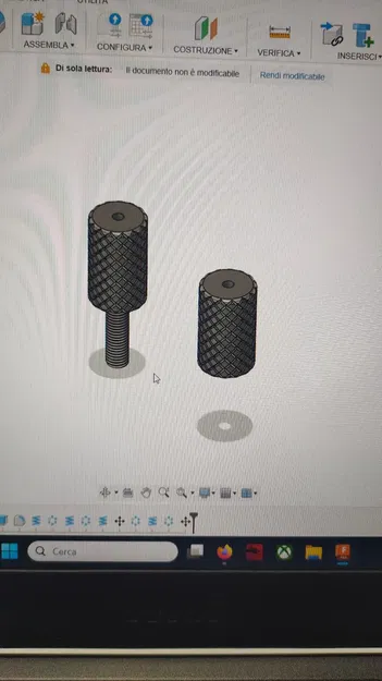 Tay nắm mở khóa thủ công cho cửa cuốn (Sblocco manuale) - Image 1