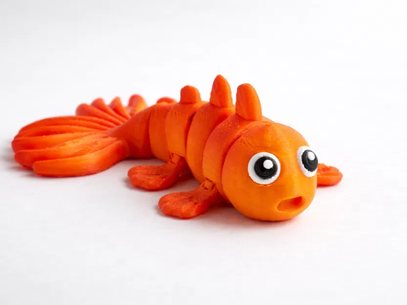 Flexi Goldfish - Mẫu cá vàng in linh hoạt KHÔNG cần support - Image 2