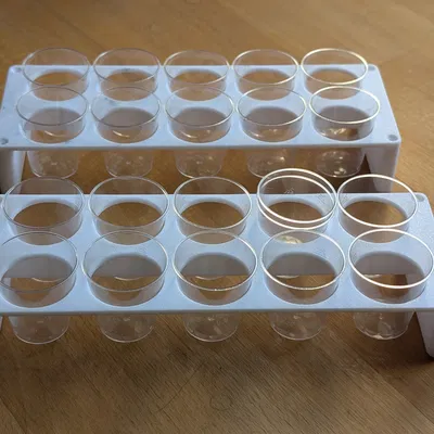 Giá đỡ 2x5 cho ly rượu Schnapps