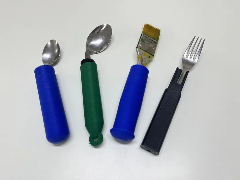 Tay Cầm Trợ Lực 3D Cho Người Khó Khăn Khi Cầm Nắm Thìa Dĩa - Image 1