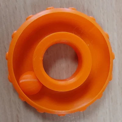 Nhẫn xoay Fidget có kèm bi (Print In Place)